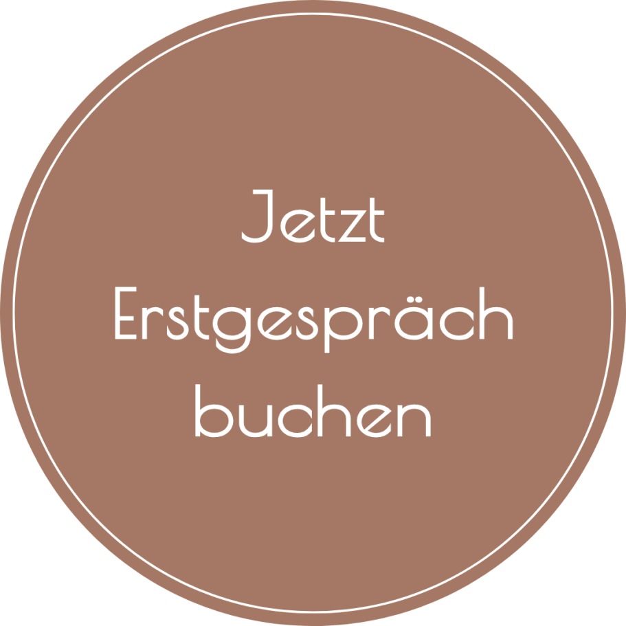 Text auf braunem Hintergrund: "Erstgespräch".