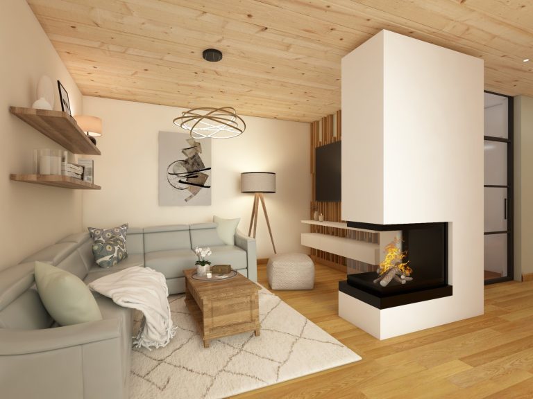 Gemütliches Wohnzimmer Gemütliches Wohnzimmer mir Kamin